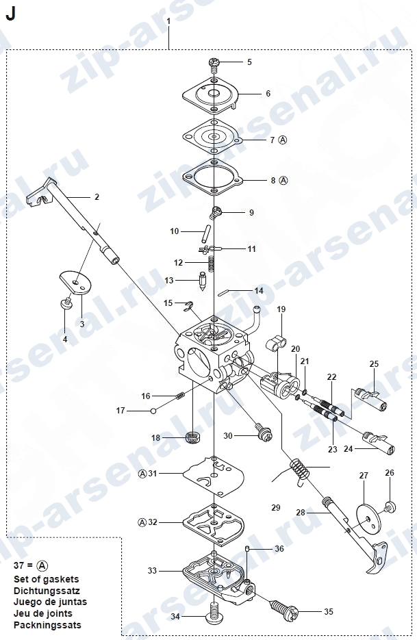   Карбюратор для 356BTx