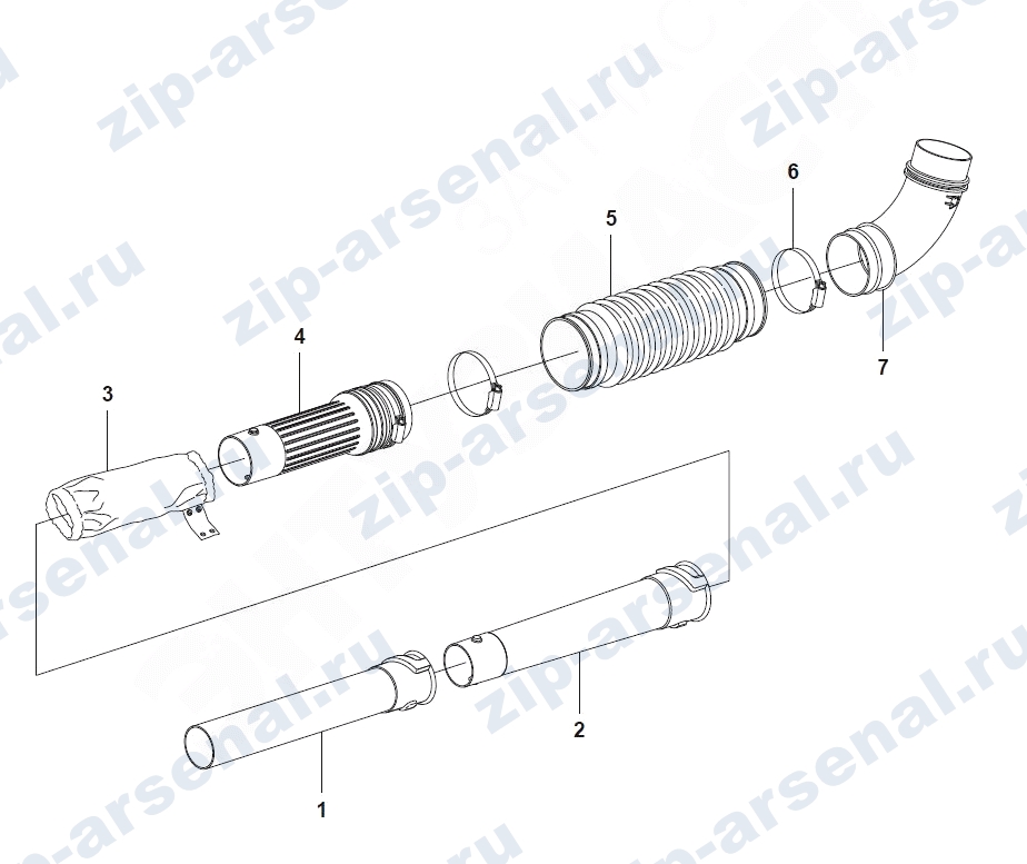   Труба и воздуховод для 356BTx