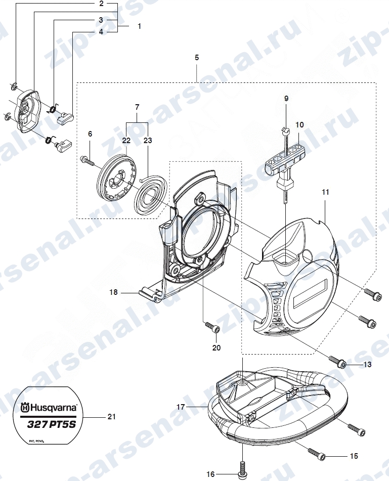   Стартер для 327PT5S