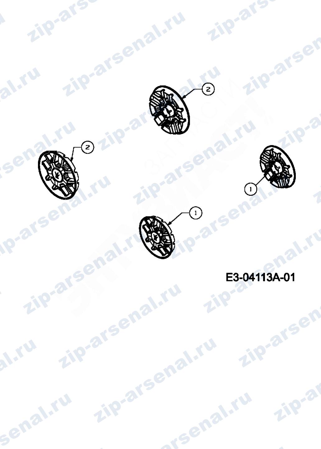 Артикул 12EEJ58U600 (год выпуска 2008). Колесные колпаки