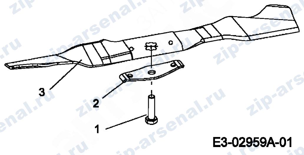 Артикул 12EEJ58U600 (год выпуска 2009). Нож
