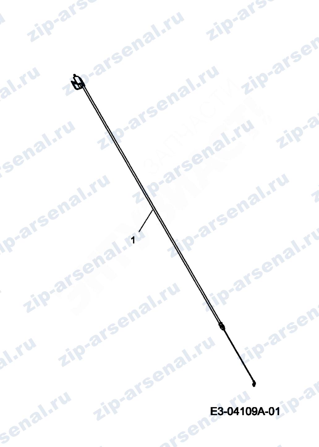 Артикул 11C-J14J676 (год выпуска 2009). Кабель управления тормозом