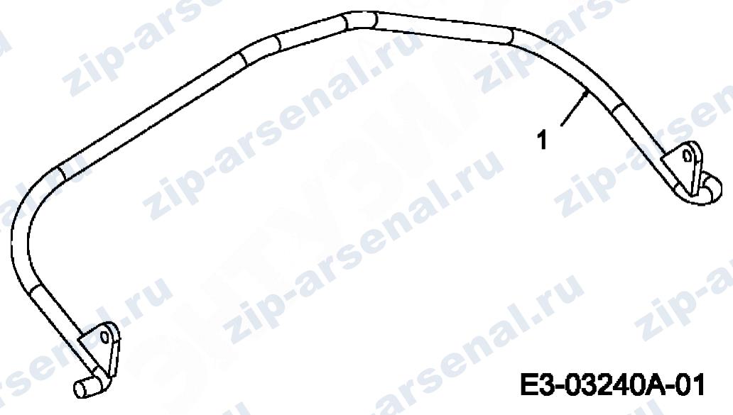 Артикул 11A-167D676 (год выпуска 2010). Рычаг управления