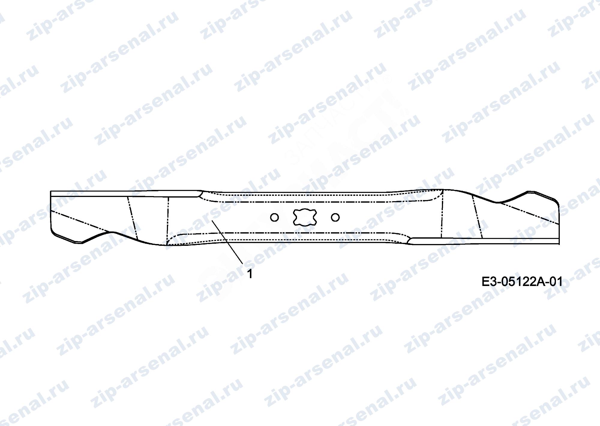 Артикул 12BV849Q600 (год выпуска 2007). Высокий подъем лезвия